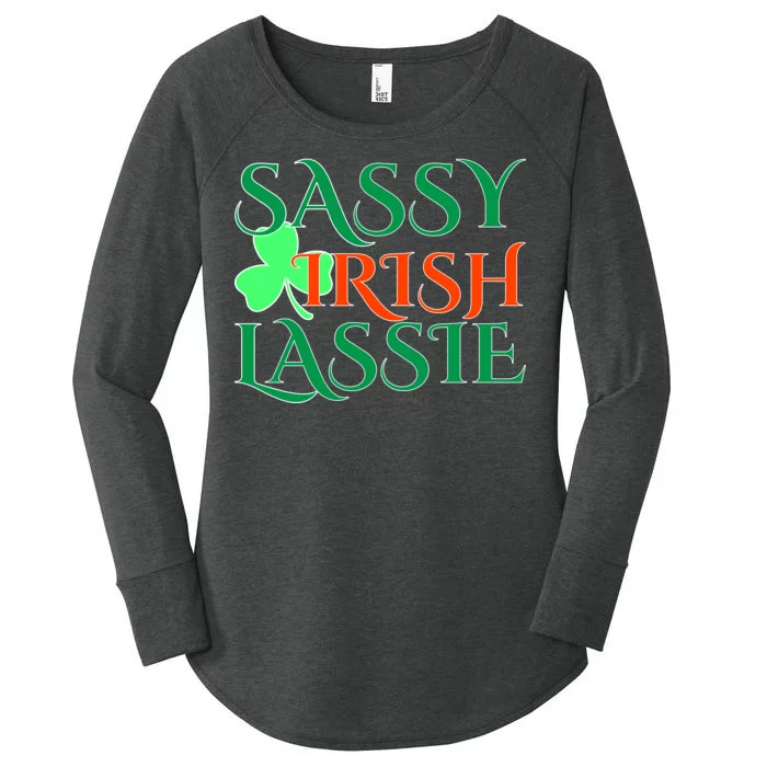 Sassy Irish Lassie Women's Perfect Tri Tunic Long Sleeve Shirt