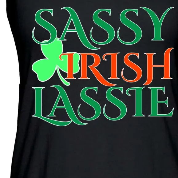 Sassy Irish Lassie Ladies Essential Flowy Tank