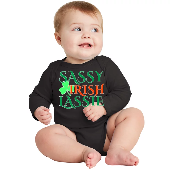 Sassy Irish Lassie Baby Long Sleeve Bodysuit