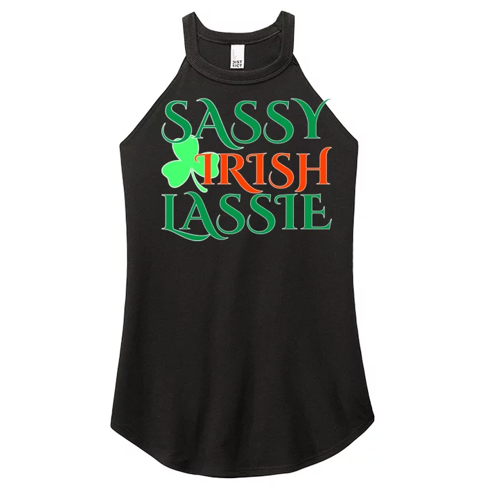 Sassy Irish Lassie Women’s Perfect Tri Rocker Tank