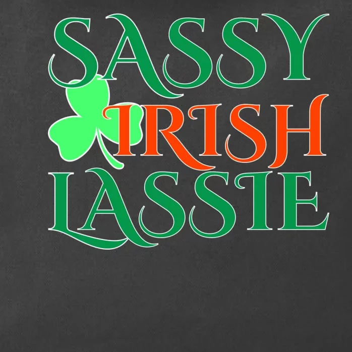 Sassy Irish Lassie Zip Tote Bag