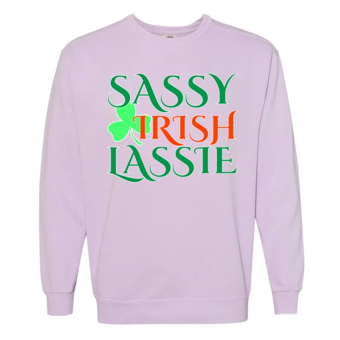 Sassy Irish Lassie Garment-Dyed Sweatshirt