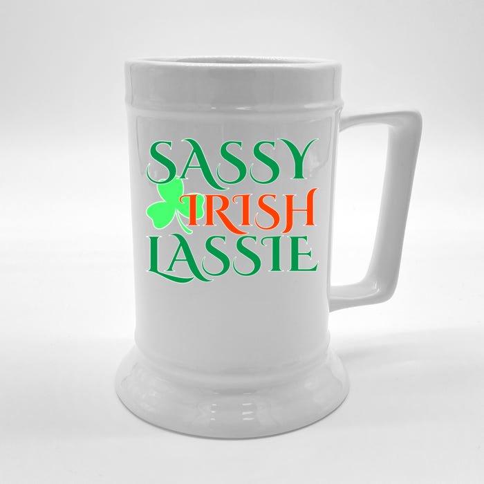 Sassy Irish Lassie Front & Back Beer Stein