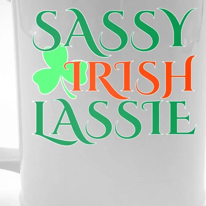 Sassy Irish Lassie Front & Back Beer Stein