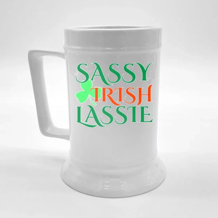 Sassy Irish Lassie Front & Back Beer Stein