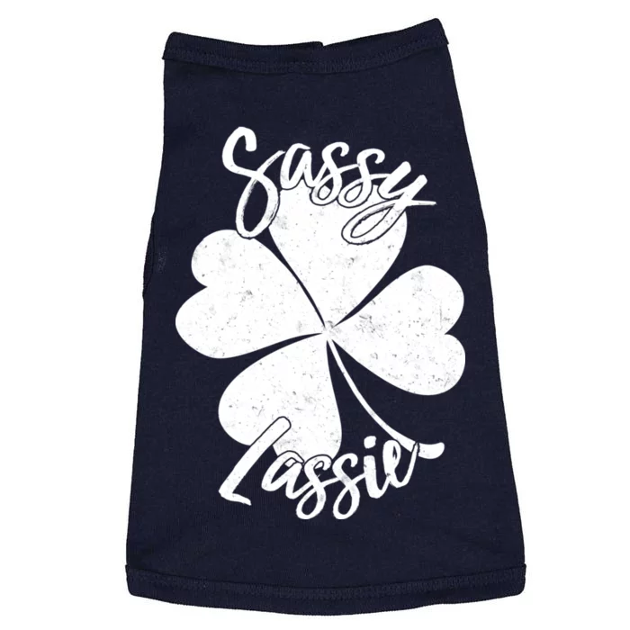 Sassy Lassie Irish Clover St. Patrick's Day Doggie Tank