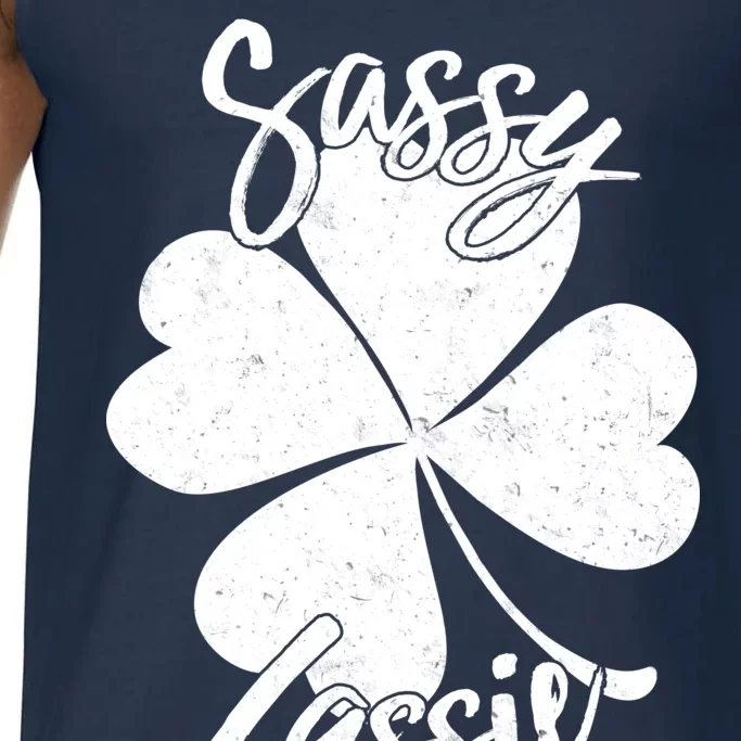 Sassy Lassie Irish Clover St. Patrick's Day Comfort Colors® Tank Top