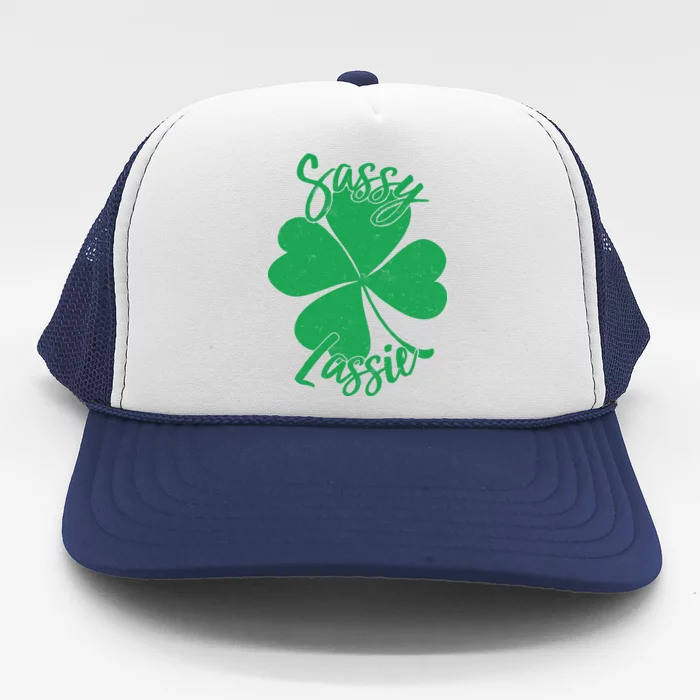 Sassy Lassie Irish Clover St. Patrick's Day Trucker Hat