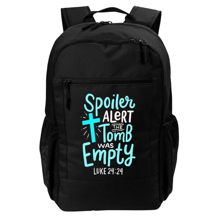 Spoiler Alert Tomb Was Empty Easter Religious Christian Gift Daily Commute Backpack