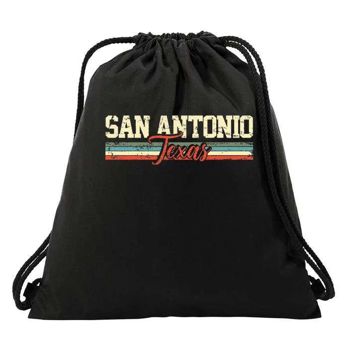 San Antonio Texas Vintage Gift Drawstring Bag