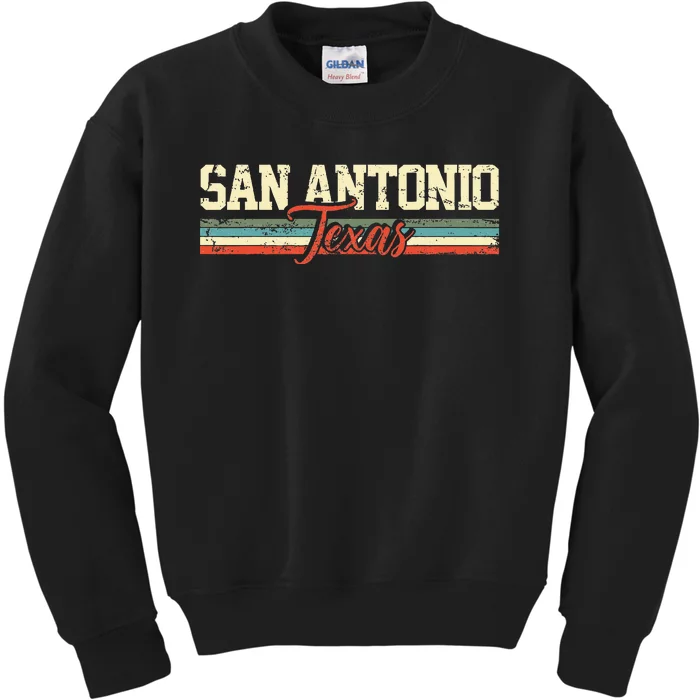 San Antonio Texas Vintage Gift Kids Sweatshirt