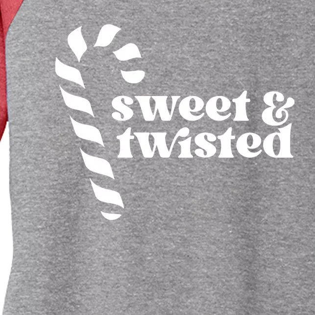 Sweet And Twisted Women's Tri-Blend 3/4-Sleeve Raglan Shirt