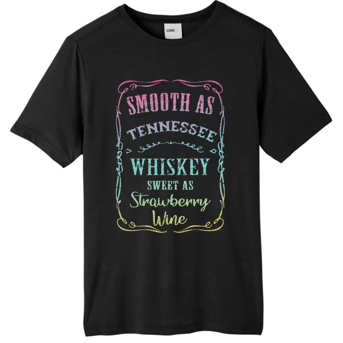 Smooth as Tennessee Whiskey Funny Humour Tee Vacation ChromaSoft Performance T-Shirt