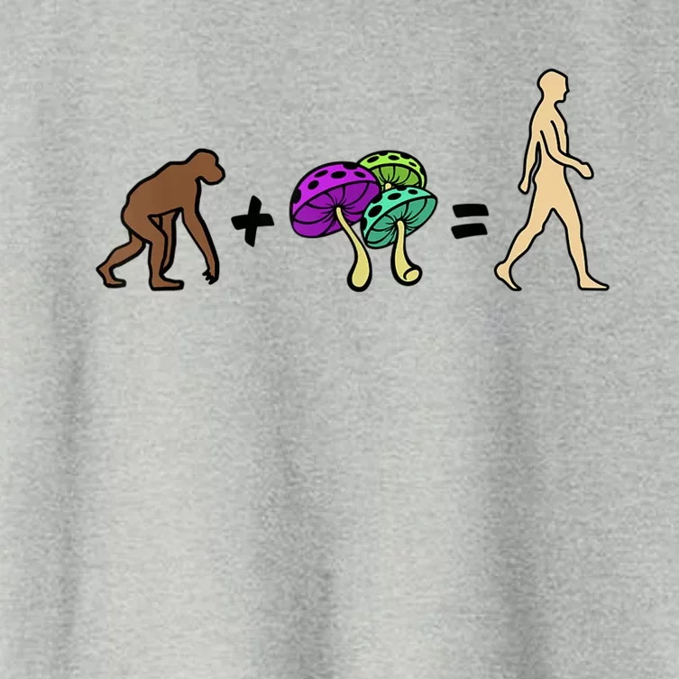 Stoned Ape Theory Psychedelic Magic Mushroom Monkey Women's Crop Top Tee