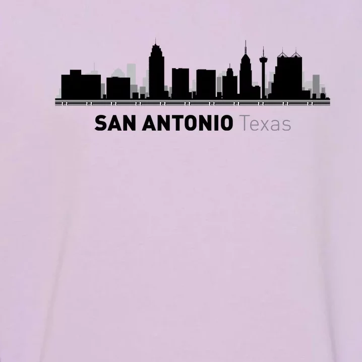 San Antonio Texas Skyline Garment-Dyed Sweatshirt