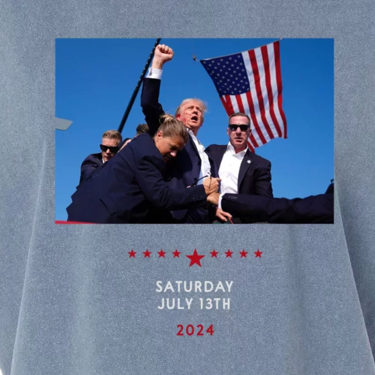 Shooting At Trump Rally In Pennsylvania Cute Gift Garment-Dyed Women's Muscle Tee