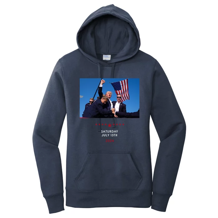 Shooting At Trump Rally In Pennsylvania Cute Gift Women's Pullover Hoodie