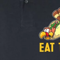 Save a Turkey Eat Tacos Funny Thanksgiving Fall Turkey Softstyle Adult Sport Polo