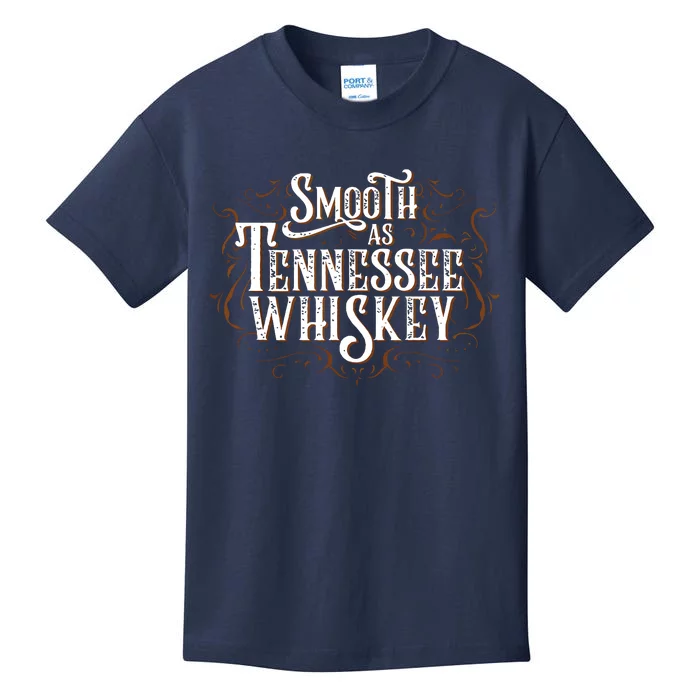 Smooth As Tennessee Whiskey Country Kids T-Shirt