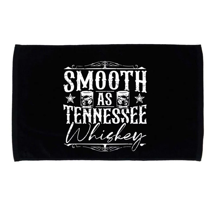 Smooth As Tennessee Whiskey Distressed Bourbon Microfiber Hand Towel