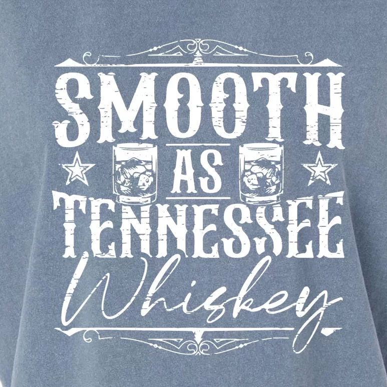 Smooth As Tennessee Whiskey Distressed Bourbon Garment-Dyed Women's Muscle Tee