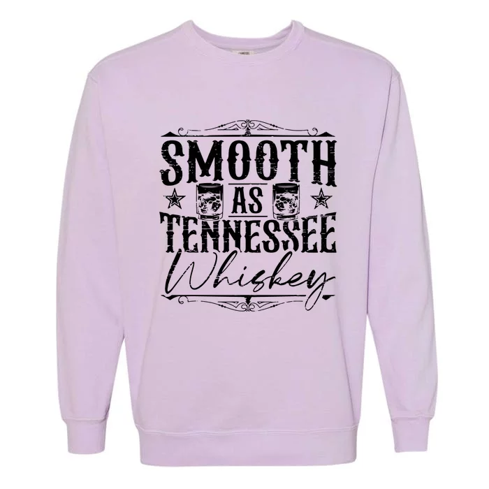 Smooth As Tennessee Whiskey Distressed Bourbon Garment-Dyed Sweatshirt