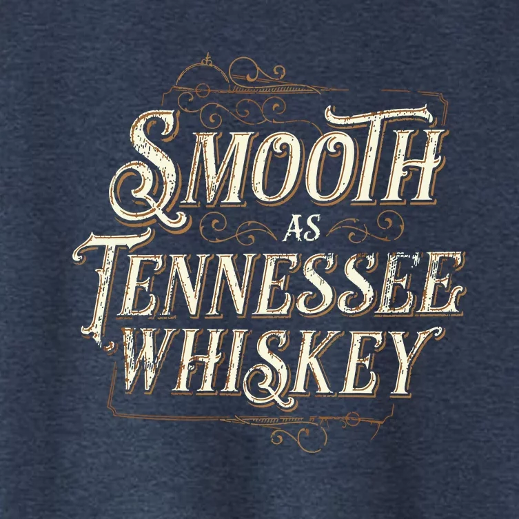 Smooth As Tennessee Whiskey Country Women's Crop Top Tee