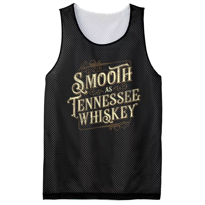 Smooth As Tennessee Whiskey Country Mesh Reversible Basketball Jersey Tank