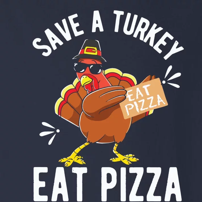 Save A Turkey Eat Pizza Thanksgiving Gifts Toddler Long Sleeve Shirt