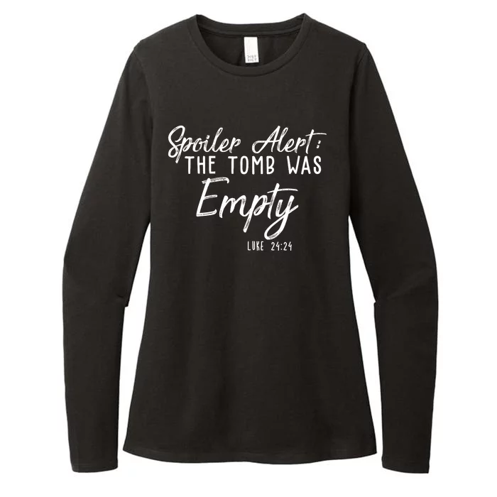 Spoiler Alert The Tomb Was Empty Christianity Womens CVC Long Sleeve Shirt