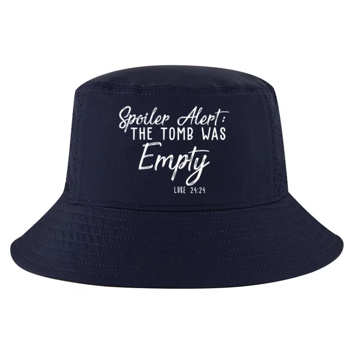 Spoiler Alert The Tomb Was Empty Christianity Cool Comfort Performance Bucket Hat