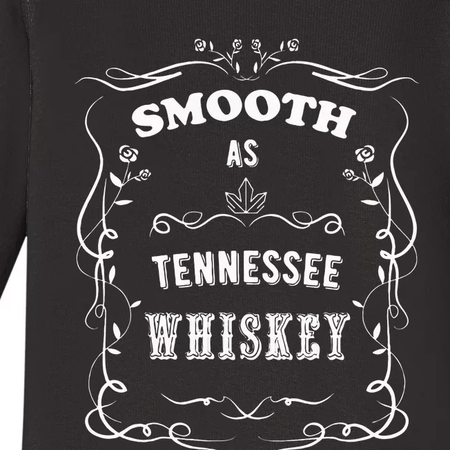 Smooth As Tennessee Whiskey Baby Long Sleeve Bodysuit