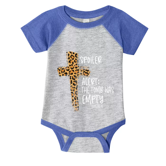 Spoiler Alert Tomb Was Empty Easter Religious Christian Gift Cute Gift Infant Baby Jersey Bodysuit