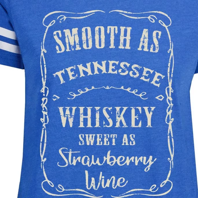 Smooth As Tennessee Whiskey Funny Humour Vacation Enza Ladies Jersey Football T-Shirt