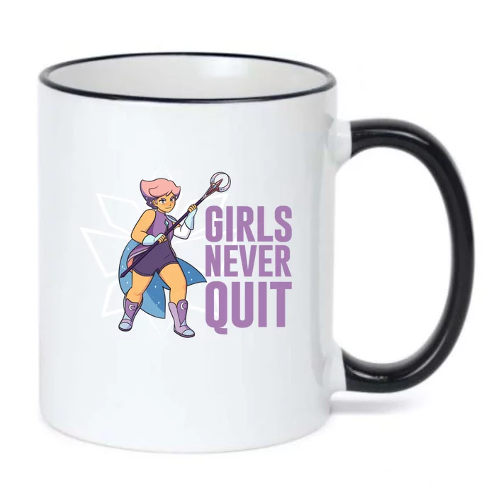 Shegiftra And The Princess Of Power: Never Quit Gift Black Color Changing Mug