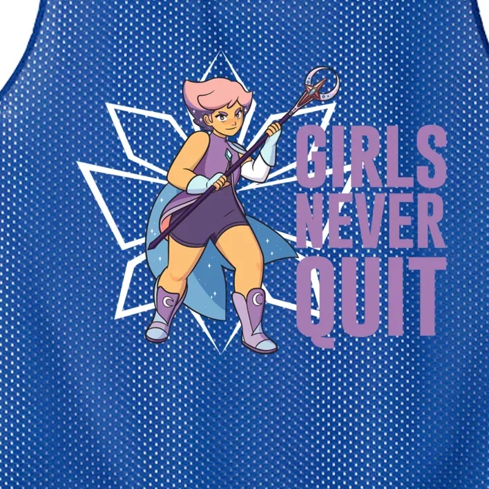 Shegiftra And The Princess Of Power: Never Quit Gift Mesh Reversible Basketball Jersey Tank