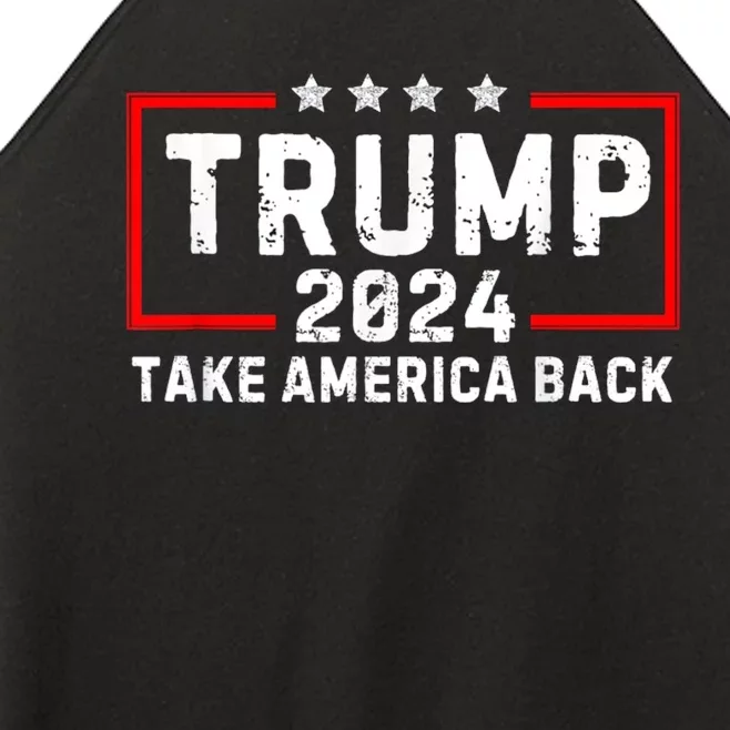 Save America Trump 2024 3 Women’s Perfect Tri Rocker Tank