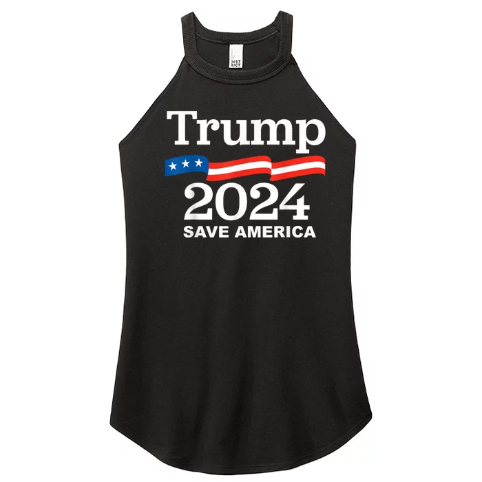 Save America Trump 2024 Women’s Perfect Tri Rocker Tank