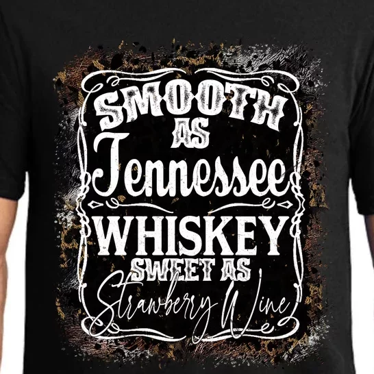 Smooth As Tennessee Whiskey Label Pajama Set