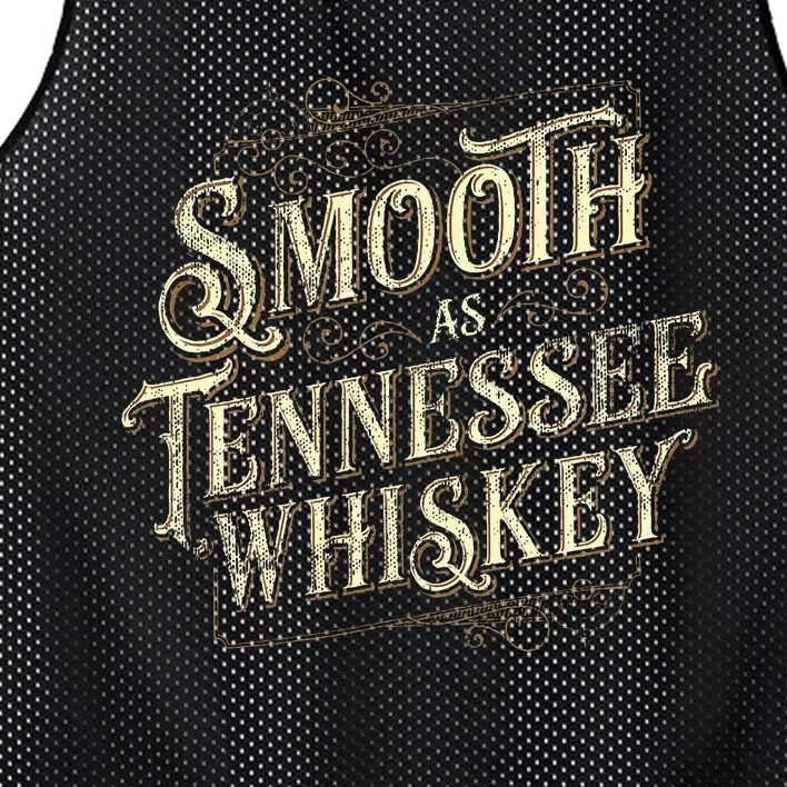 Smooth As Tennessee Whiskey Country Mesh Reversible Basketball Jersey Tank