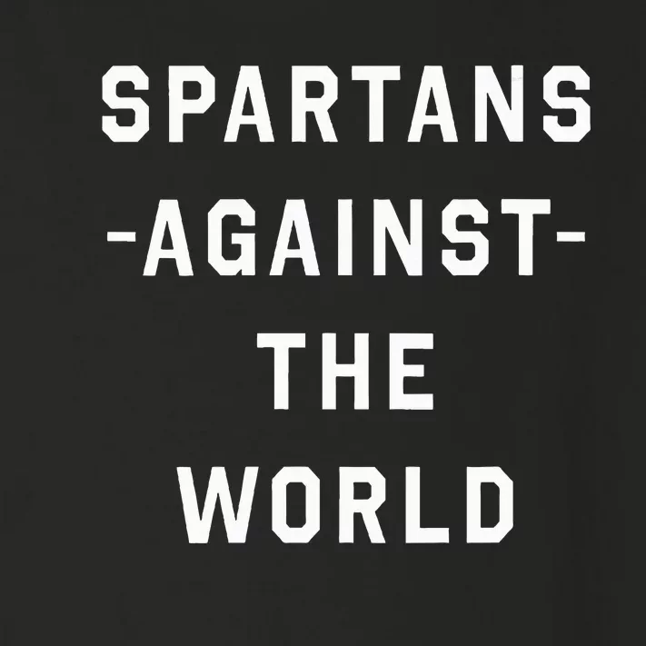 Spartans Against the World VNeck Toddler Long Sleeve Shirt