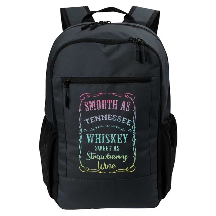 Smooth As Tennessee Whiskey Humour Vacation Daily Commute Backpack