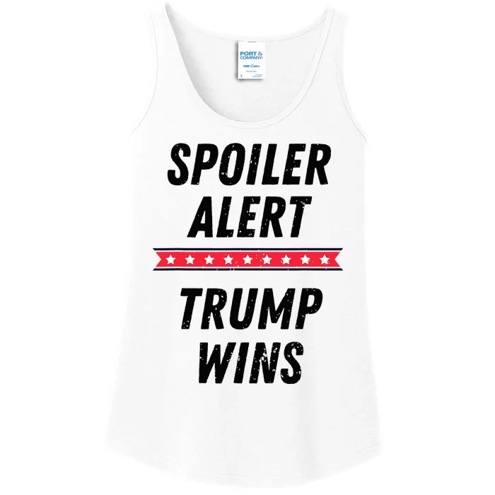 Spoiler Alert Trump Wins 2024 Presidential Election Ladies Essential Tank