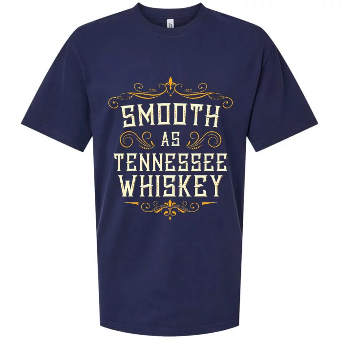 Smooth As Tennessee Whiskey USA Vintage Country Music Sueded Cloud Jersey T-Shirt