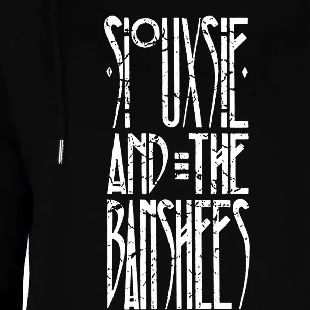 Souuxsie &Amp; The Banshees Logo Womens Funnel Neck Pullover Hood