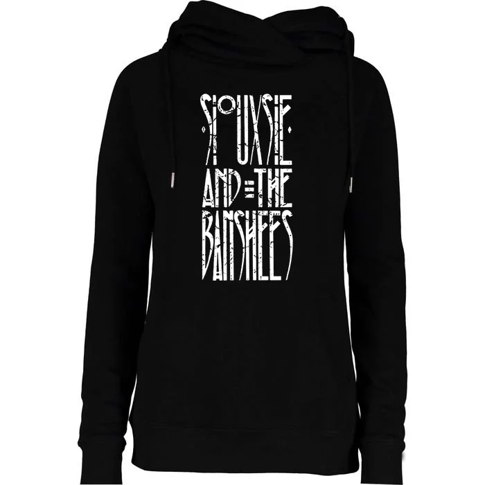 Souuxsie &Amp; The Banshees Logo Womens Funnel Neck Pullover Hood