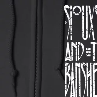 Souuxsie &Amp; The Banshees Logo Full Zip Hoodie