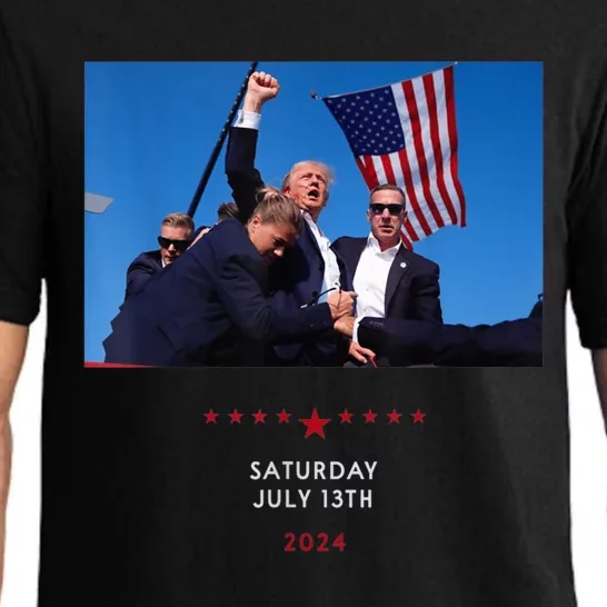 Shooting At Trump Rally In Pennsylvania Trump 2024 Us Flag Donald Trump Election Pajama Set