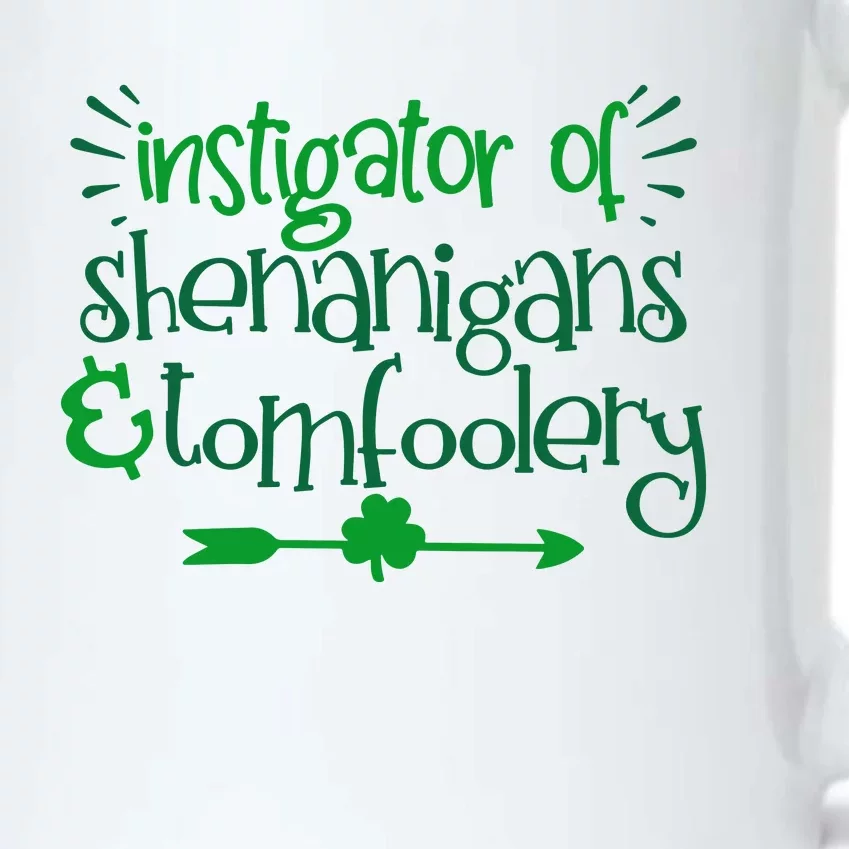 Shenanigans And Tomfoolery St. Patrick's Day, Clover Black Color Changing Mug