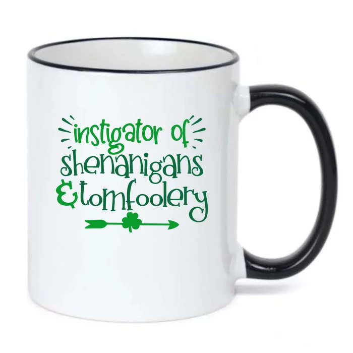 Shenanigans And Tomfoolery St. Patrick's Day, Clover Black Color Changing Mug